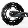 Adaptador de cadeia de pedra aranha do conversor a 110bcd 4 braço 5 parafusos para sram force rival road bike cascla