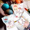 48/96 Sets Frohe Easter Bunny Geschenk Tags mit String -Geschenkbox -Wrap -Tag -Labels DIY