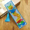 1 Set Multi-color diamond painting bookmark 5D DIY special-shaped diamond art mosaic leather tassel bookmark diamond embroidery