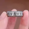 Moda vintage 14k ouro viking ring anéis punk simples anel de amuleto nórdico para homens presentes de joalheria de festas