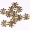 20pcs 26mm antichi metallo artigianato Connettori di fiori Filigree Wraps Reperti fai -da -te per gioielli che producono artigianato decorazione per la casa ykl0771
