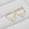 5Pcs Brass Adjustable 14K Real Gold Plated Flat 6mm Blanks Circle Pad Bezel Ring Base For Diy Rings Jewelry Making Accessories