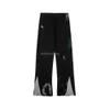 Mens Pants Womens Designer Sweatpants Sportswear Trousers Lovers Grey Cotton Casual Painted Sweat Pant for Jogging Running