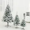 Nieve blanca Árboles de Navidad 2022 Decoración de Año Nuevo Regalo navidad de navidad 0.6m 0.9m/1.2m Mercado de interior al aire libre Decoración de Navidad en casa