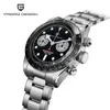 2023 PAGANI DESIGN New BB58 Panda Retro Men's Automatic Chronograph Sapphire Mirror Japan Move Men Quartz Wrist Watch Waterproof