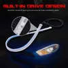 DRL Car Flexible LED Daytime Running Lights Turn Signal Lamp Headlight Waterproof Flexible LED Strip Lights Exterior Decoration