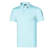 Men's Spring/Summer New Golf Outdoor Sports Shirt Comfortable Lapel Short Sleeve T-shirt Leisure Breathable Polo Shirt Versatile Top Special Offer