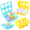 Giochi per bambini Smart Eggs Montessori 3D Puzzle Shape Matching Toys Educational Toys per i bambini Apprendimento Early Math Toys Montessori