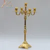 IMUWEN VENTE HOT VENTE SILT / GOLD COLLETTEURS METAL METAL CENTERPIECE CANDELABRA MARIAGE CANDLE HOTHER PART