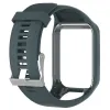 Para Tomtom 2 3 Runner Spark Music Silicone Watchband Strap Store Store Store Wapath Smart Band Accessorios