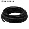 UXCELL 10m / 12,5 m / 16 m de longueur 10 mm DIA extérieur dia flexible Corruot à tube de tube de câble de conduit en ondulée pour câblage électrique noir