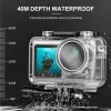 Accessories Transparent Acrylic Underwater Waterproof Case For DJI Osmo Action 1 Camera Diving Protective Housing Shell Box Sports Accessory