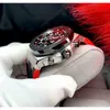 Voor luxe horloges Mens Mechanisch Watch Premium Vampire Automatische beweging Chronograph 42mm merkontwerpers polshorloges 4NEC