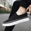 Casual Shoes 2024 Design Mens Sandals Summer Slippers Outdoor Beach Leather Breatble Slip-On
