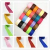 New 5yards 6/10/15/20//25/38mm Grosgrain Satin Ribbons for Wedding Christmas Party Decorations DIY Bow Craft Ribbons Supplies