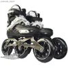 Inline Roller Skates Adult Children Professional Beginners Speed Inline Roller Skates Race Competition Adjustable Big Three Wheels and Four Wheels Y240410