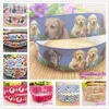 29 styles pour sélectionner 10 yards chiens Imprimé rubans grosgrains de qualité pour coiffure coiffeur cachet vêtements porter le bricolage bowknot bricolage