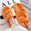 Spessa piattaforma Slifori uomini Massaggio estivo Scarpe da bagno Eva Soft Sole Flip Flops Women Leisure Beach Slides Sandals Anti-Slip