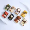 10pcs Bronzing Modèle Papier Candy Box Coeur Bijoux Favoris Cadeaux Boîte de cadeaux MERCI PACKAGE SAGS ANNIVERSAIRE DÉCORATION DE PARTÉ DE MEUX
