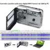 Players USB Cassette Capture Radio dans MP3 Converter Capture Audio Player Portable Usb Cassette Recorder Enregistrer le fichier MP3 sur USB Flash