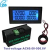 YB5140DM AC 20A 100A 200A Volt AMP Pannello AMP METER LCD Voltmetro Digital Amperometro Corrente di tensione Meta Energia AC60-500V