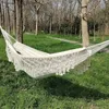 Hammocks Duży 2-osobowy rzut zawiera styl bohemian w stylu makramy luksusowy podwójny hamak humowy huśtawka