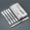 White Marker Pen Set Alcohol Paint Oily Waterproof Tire Painting Graffiti Pens Permanent Gel Pen for Fabric Wood Leather Marker