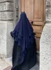 Vêtements ethniques Hijab Cap Abayas musulmanes pour femmes Prayer arabe Carf Islamic 3 couches châles complexe couverture de tête enveloppe d'hiver Khimar