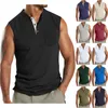 Heren t shirts heren zomers surf strand tank top groot formaat casual ademende mouwloze losse print man shirt Koreaanse recensies vele