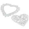 Metal Cutting Dies Love Heart Lace Design Craft Birche Bow Scrapbooking Álbum Diy Paper Card Craft Repositing Die Cuts Dies