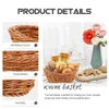 Dinnerware Sets Tabletop Decor Woven Basket Household Fruit Container Home Tray Plastic Fruits Durable Wear-resistant Bread