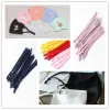 50Pcs Mask Elastic Band Color Elastic Adjustable Mask Silicone Buckle Soft Rubber Non-slip Sewing Accessories Material 11-12CM