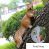 Creative Resin Squirrel Garden Decoration Access Outdoor Accessoires Animat Animal Ornements Fairy Garden Miniatures 240408
