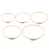 15-26cm Round Embroidery Hoop Loop Bamboo Cross Stitch Adjustable Handmade Crafts Tool Beginner Embroidery Circle Sewing Kit