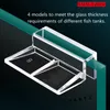 2-10pcs 8-12mm transparente tampa de tampa de aquário transparente suportes acrílico moldura tanque de peixes Acessórios de tanques de peixe de vidro Acessórios