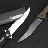 Tunafire Luzon Large size folding knife nylon fiber black/brown handle 8Cr13Mov white/black blade Survival tools