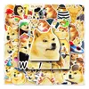 10/50Pcs Funny Dog Meme Stickers for Laptop Skateboards Luggage Phone Children's Toy Waterproof Cute Kids Sticker Decal Packs