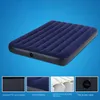 Airbed House House Outdoor Pojedyncze podwójne łóżko powietrza plus zagęszczone niebieskie składane nadmuchiwane wygodne materac