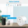 10A Tuya Wifi Socket 2 Pin Adattatore Plug Adattatore Fai da te Smart Home Pop Outlet Monitor Power Timer Work with Google Home Alexa