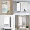 4 Pcs Glass Clamp Bathroom Mirror Clips Zinc Alloy Glass Clip Shelf Support Brackets Holder JDH99