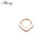 Alisouy 1Piece V-Shape Septum Nose Ring Surgical Steel Nipple Hoops Nose Septum Eyebrow Ear Piercing Body Jewelry