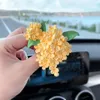 Flower Car Air Freshener Vent Clip Osmanthus Frosted Diffuser Conditioning Outlet Decoration Auto Accessories