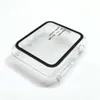 360 Fullt täckglasfodral för Apple Watch 41mm 38mm 40mm 42mm 44mm Skyddsfodral för IWATCH S7 45mm SE/6/5/4/3/2/1