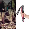 Polonais de trekking Aluminium pliant Pole de marche extérieure pour camping et randonnée ultra légère et réglable Télescopique ALPSTOCK POSE DE RAGDE POUR CALPINGQ