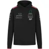F1 2024 Team Hoodie Formel 1 Racing New Season Driver Hoodie Men's Hooded Sweatshirt Black Spring Autumn Fans 1/4 Zip Pullover Hoodies
