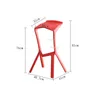 Modern Bar Chair Minimalistische barkrukken Plastic Hoge Stool Single Bar Stool Predicenstoelen Buitenstapelstoel voor keuken