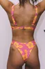 Vrouwelijke bikini-set, tweedelige badpakken Bikini Tops+ slipjes voor de zomer, S/M/L