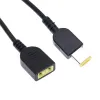 DC Square USB Stecker Frauen an männlichen Stromadapter -Konverter -Anschlusskabel für Lenovo ThinkPad Ladegerät Adapter