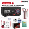 ANNENG AN-999S VOIX MUTHETURS DIGITAL Digital 19999 Compte le testeur Bluetooth professionnel True RMS AC / DC Voltmeter Current Tools