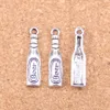 150pcs Antique Silver Bronze Plated beer bottle Charms Pendant DIY Necklace Bracelet Bangle Findings 24 6mm274w